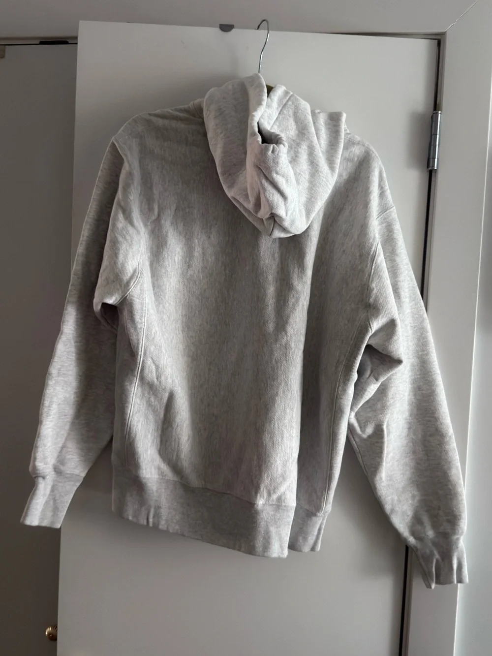 NORTHEASTERN Gray Hooded hoodie Sweatshirt Red vintage vibe - Picture 2 of 3
